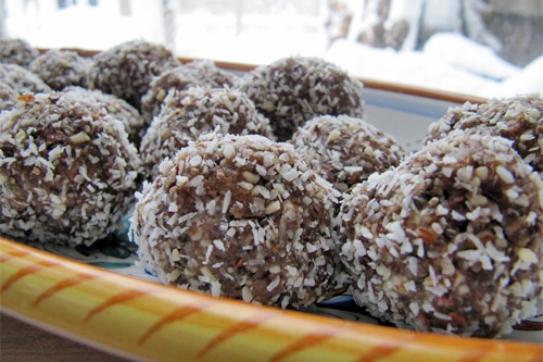 Coconut Cacao Snowballs