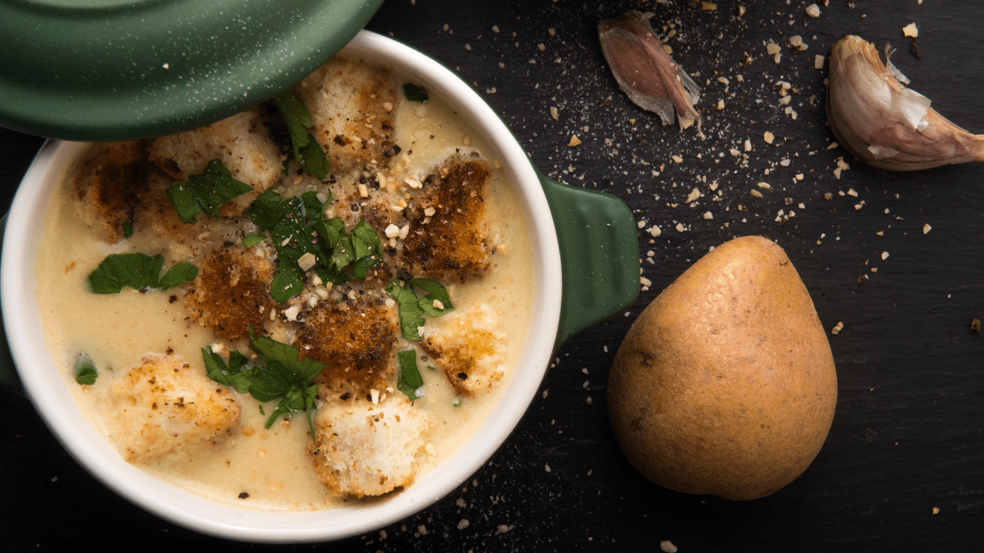 Garlic Potato Soup
