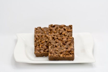 chocolate almond butter rice crispy treats