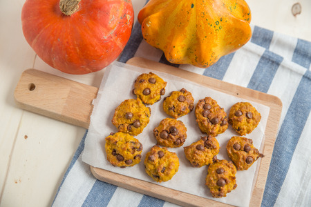 Pumpkin Chocolate Chip Cookies