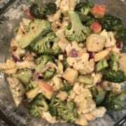 Broccoli Cauliflower Apple Salad recipe salad