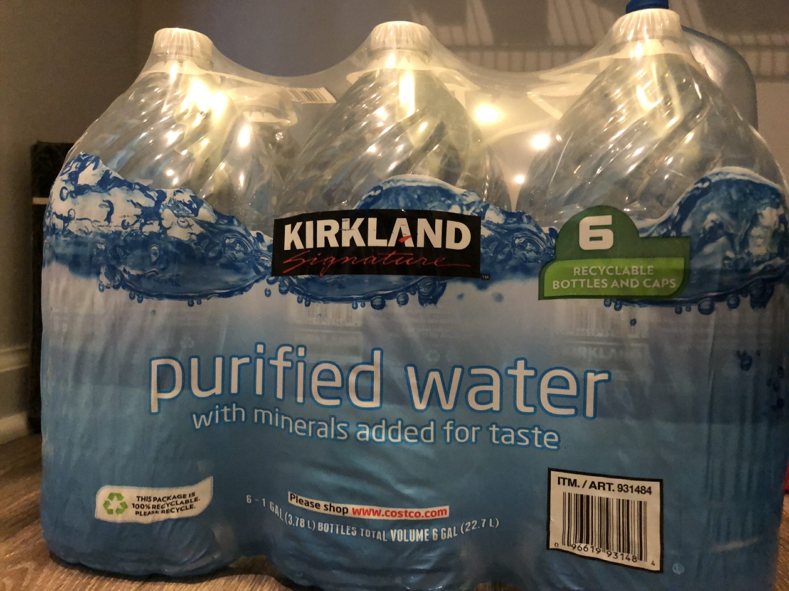 Kirkland (European) Water bottle caps : r/Costco