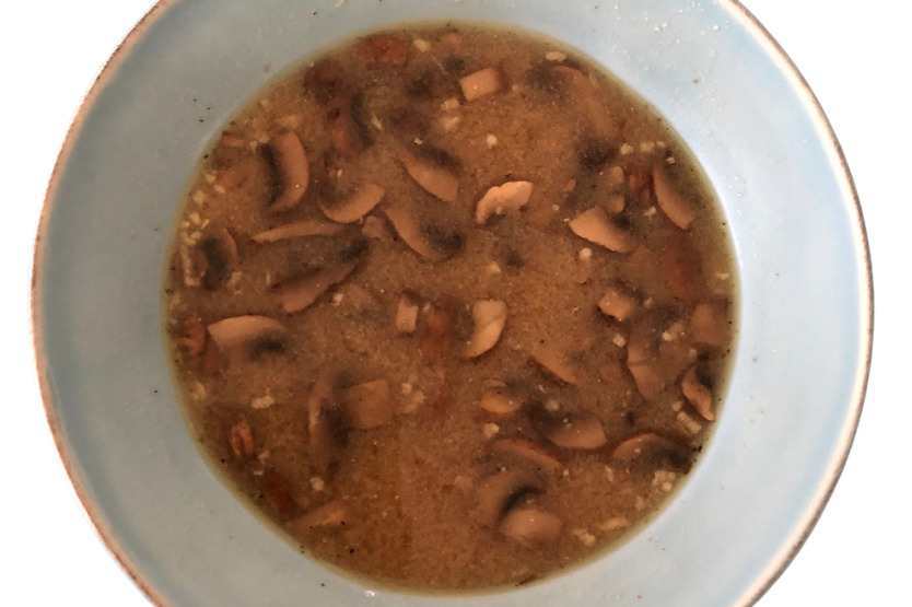 Garlic Mushroom Miso soup