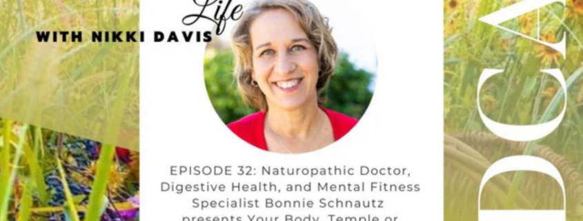 Talk by Bonnie Schnautz Naturopathic Doctor on Your Body Temple or Garage