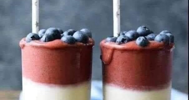 Red White Blue americana smoothie