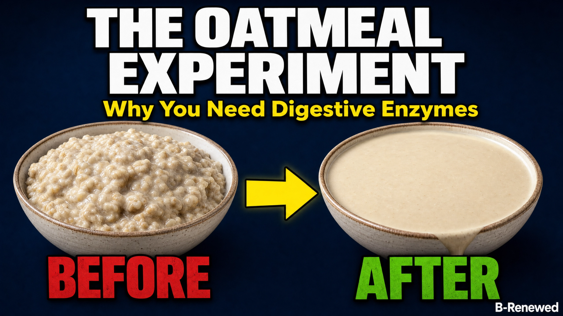 The Oatmeal Experiment – Why You Need Digestive Enzymes